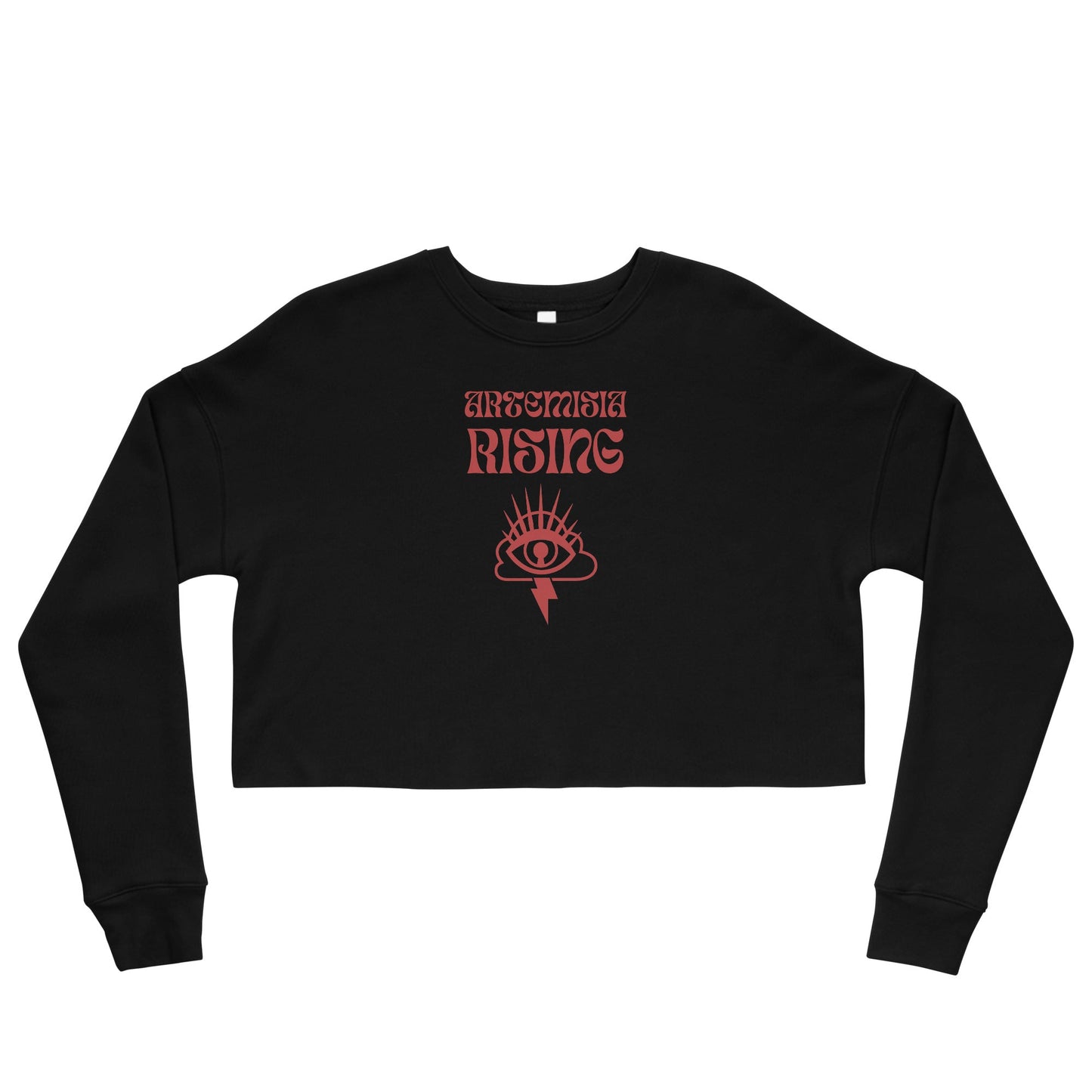 Artemisia Rising - Crop Sweatshirt - Crimson Bright Apothecary