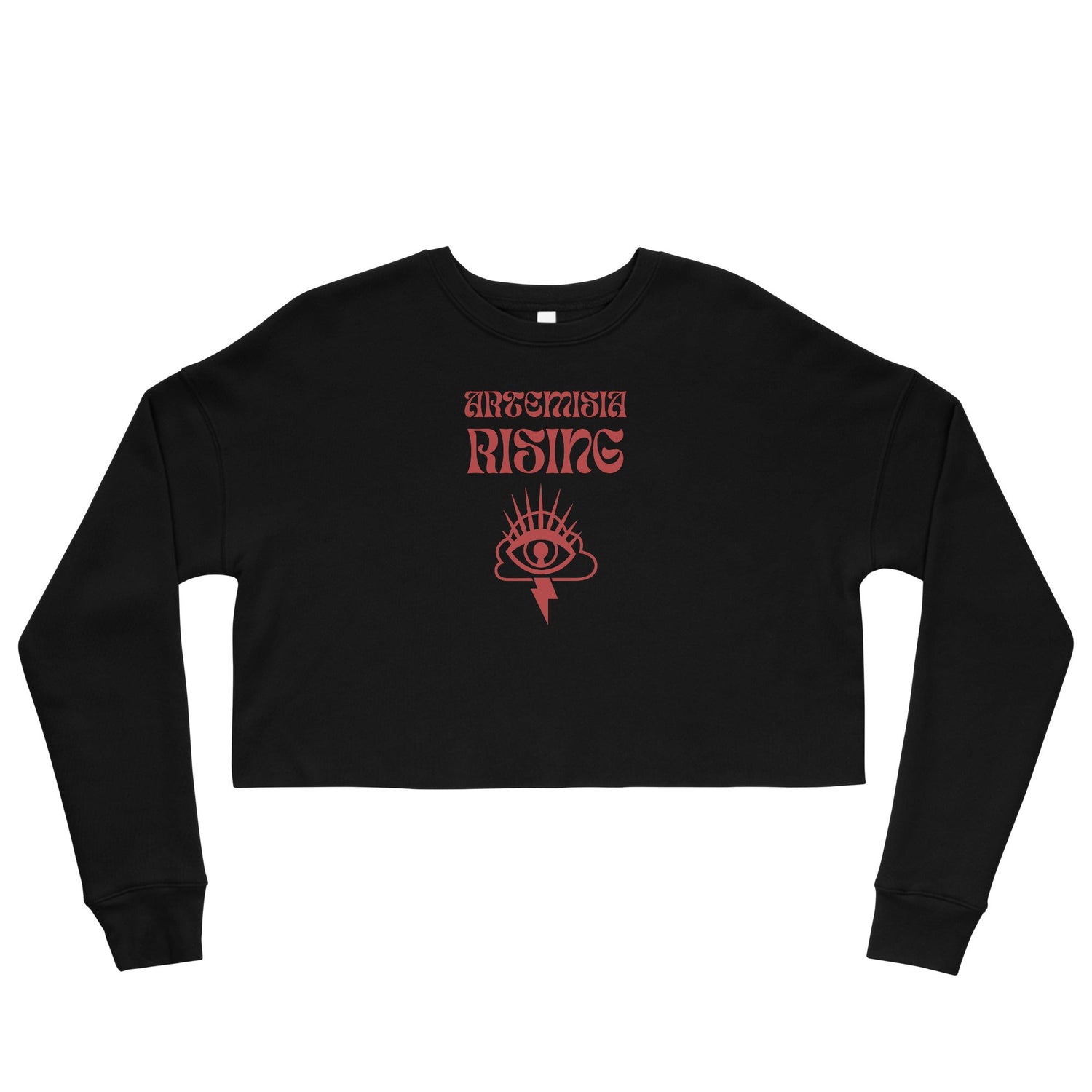 Artemisia Rising - Crop Sweatshirt - Crimson Bright Apothecary