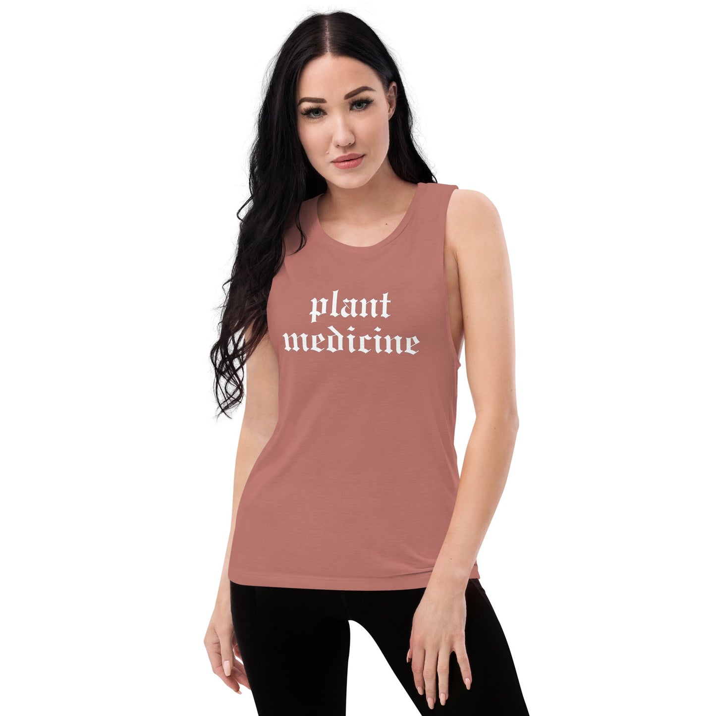 Plant Medicine - Ladies’ Muscle Tank - Crimson Bright Apothecary