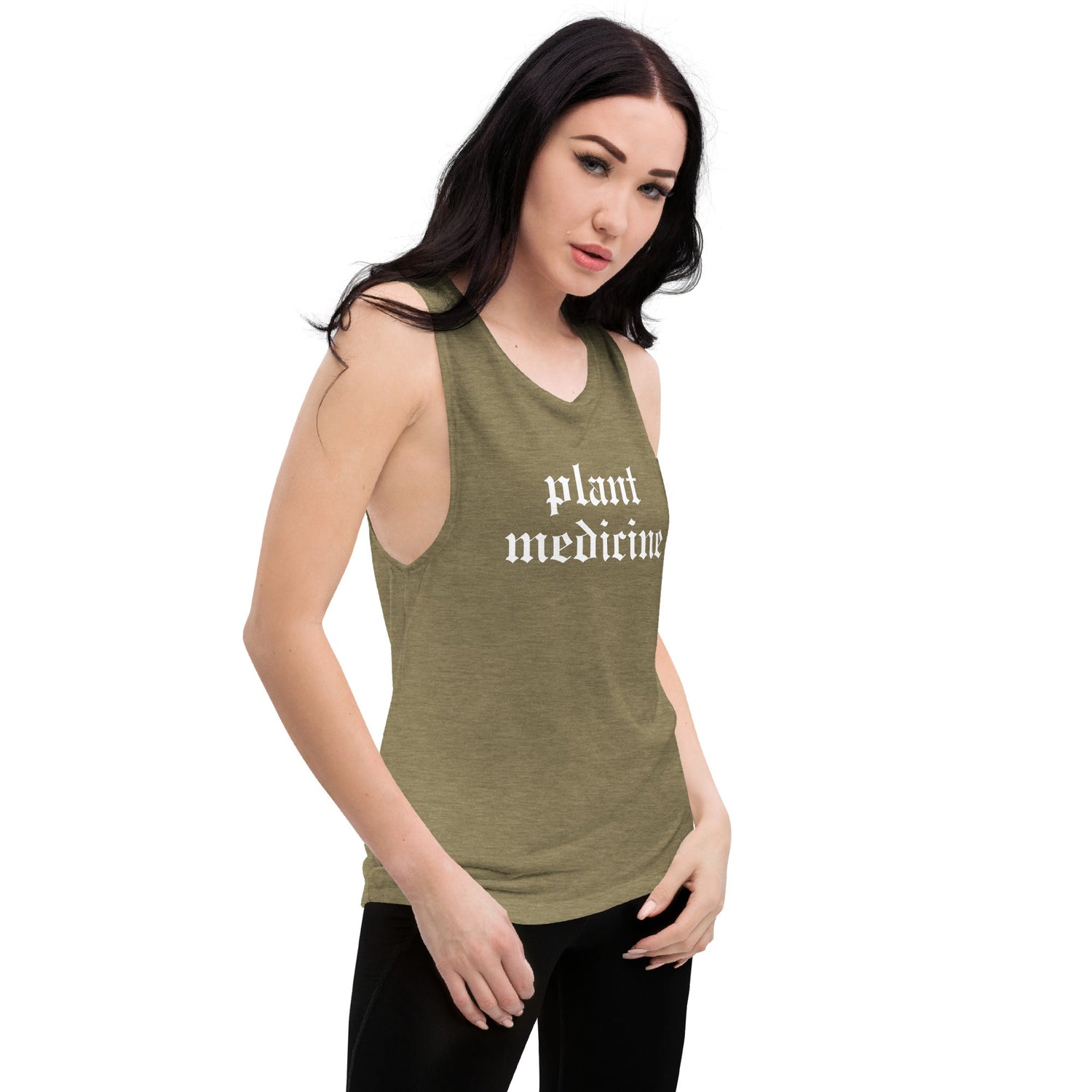 Plant Medicine - Ladies’ Muscle Tank - Crimson Bright Apothecary