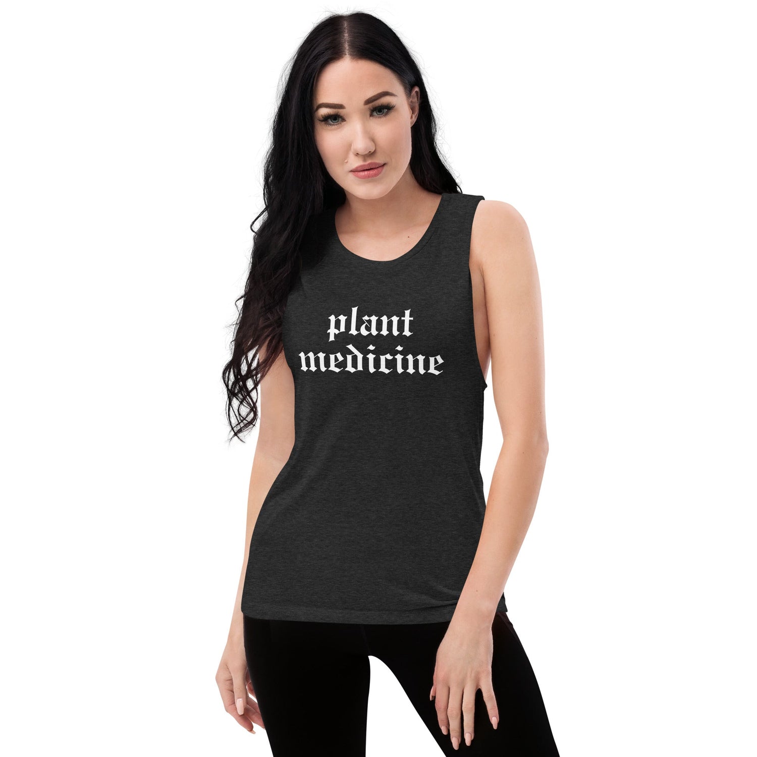 Plant Medicine - Ladies’ Muscle Tank - Crimson Bright Apothecary