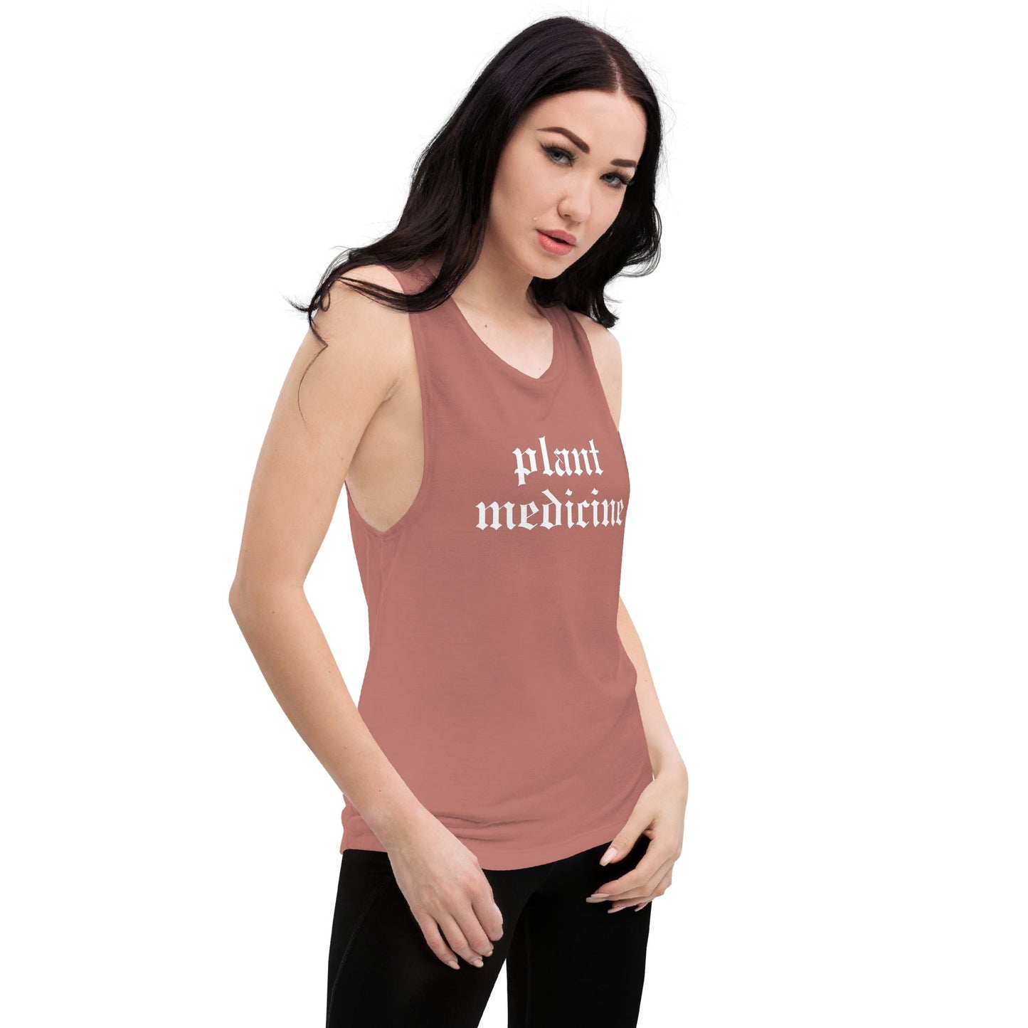 Plant Medicine - Ladies’ Muscle Tank - Crimson Bright Apothecary