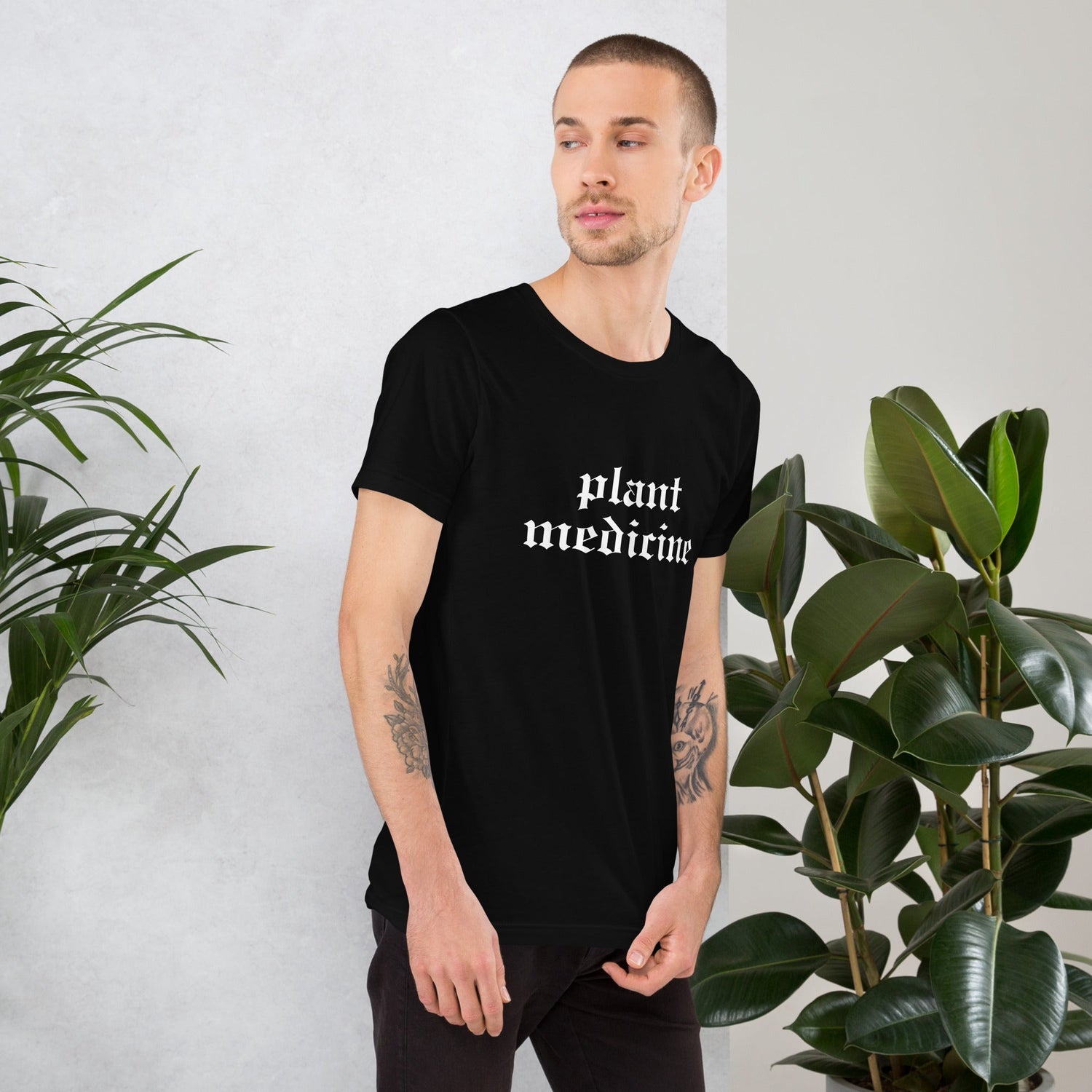 Plant Medicine - Unisex t-shirt - Crimson Bright Apothecary