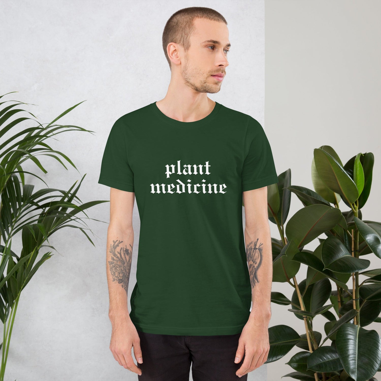 Plant Medicine - Unisex t-shirt - Crimson Bright Apothecary