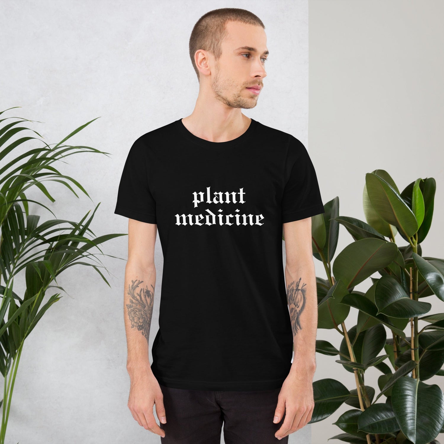 Plant Medicine - Unisex t-shirt - Crimson Bright Apothecary