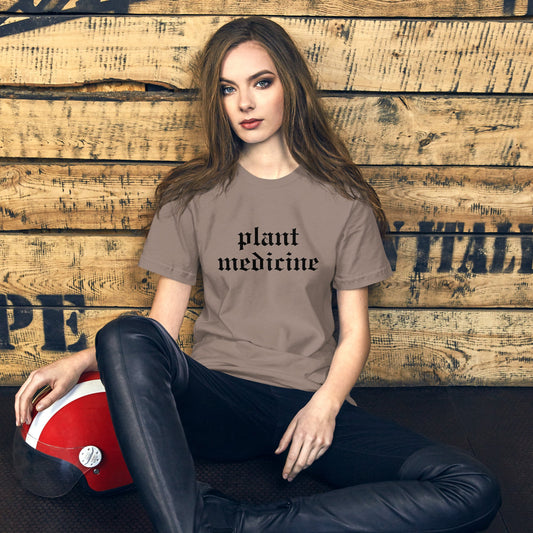 Plant Medicine - Unisex t-shirt - Crimson Bright Apothecary