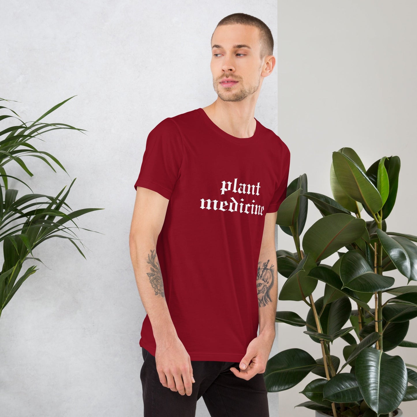 Plant Medicine - Unisex t-shirt - Crimson Bright Apothecary