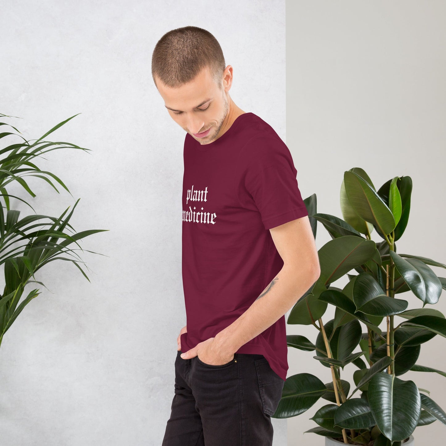 Plant Medicine - Unisex t-shirt - Crimson Bright Apothecary