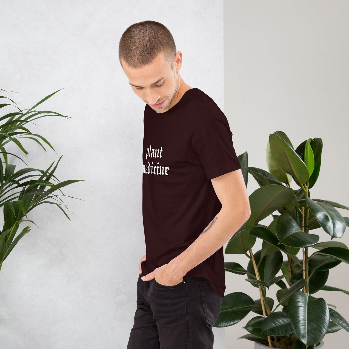 Plant Medicine - Unisex t-shirt - Crimson Bright Apothecary