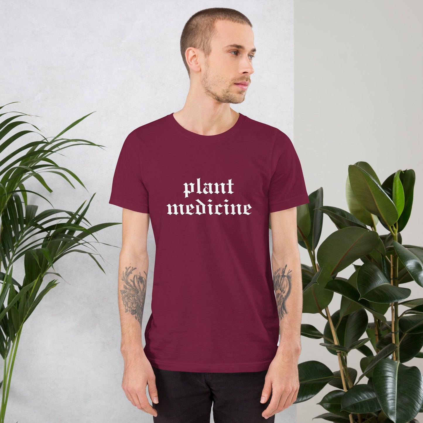 Plant Medicine - Unisex t-shirt - Crimson Bright Apothecary